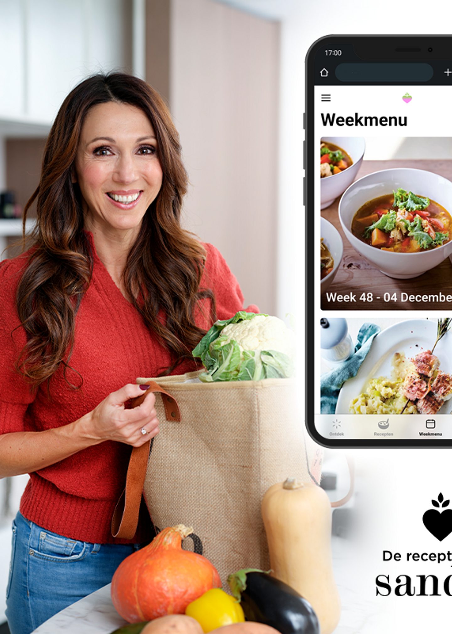 De recepten van Sandra: de nieuwe culinaire app