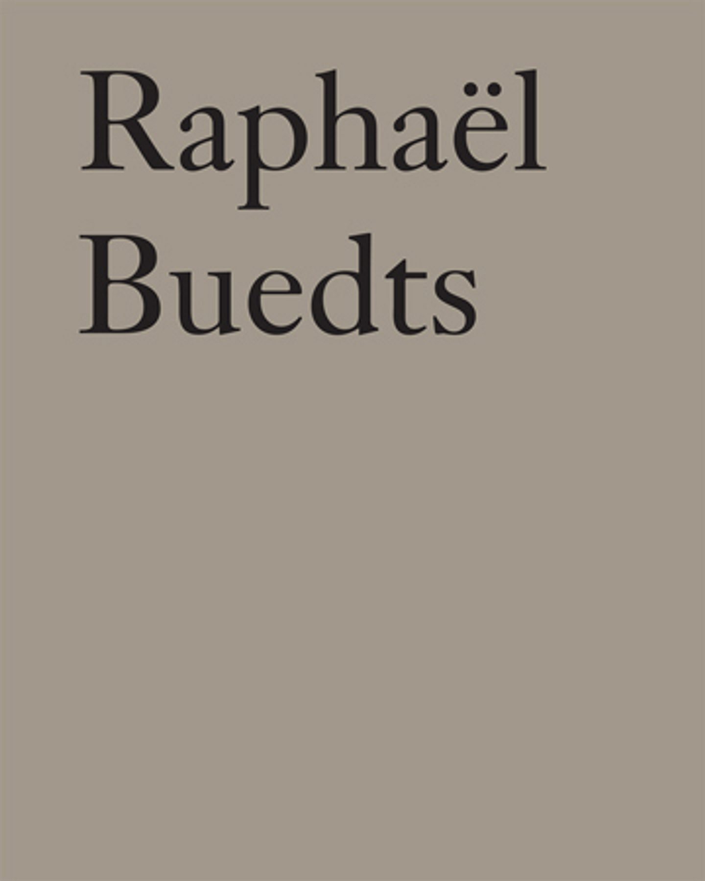 2009 RAPHAEL BEUDTS