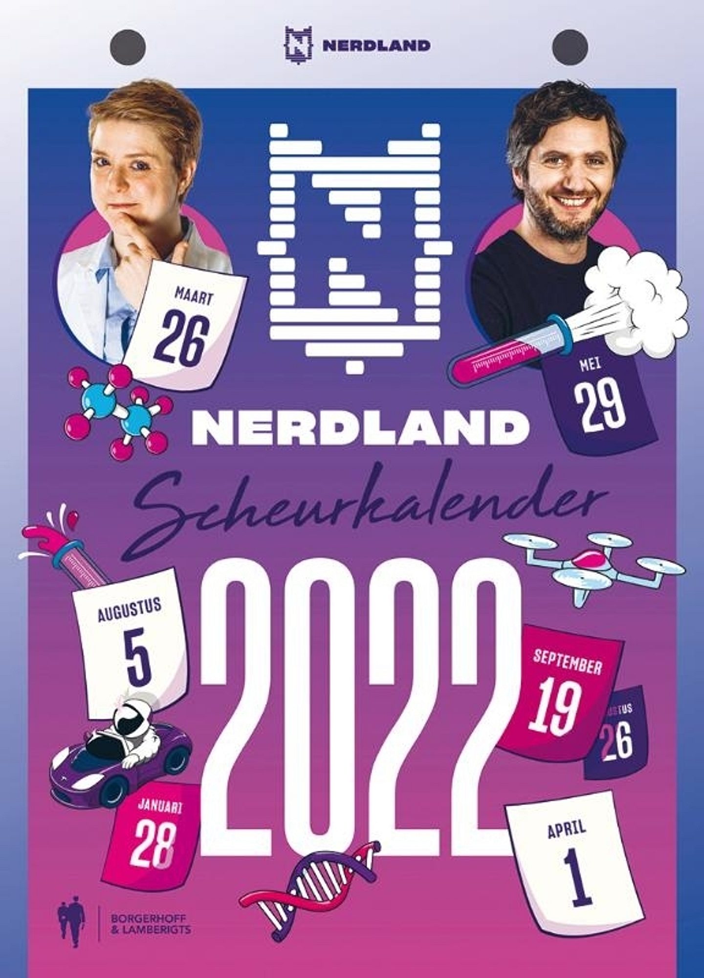 Nerdland scheurkalender 2022