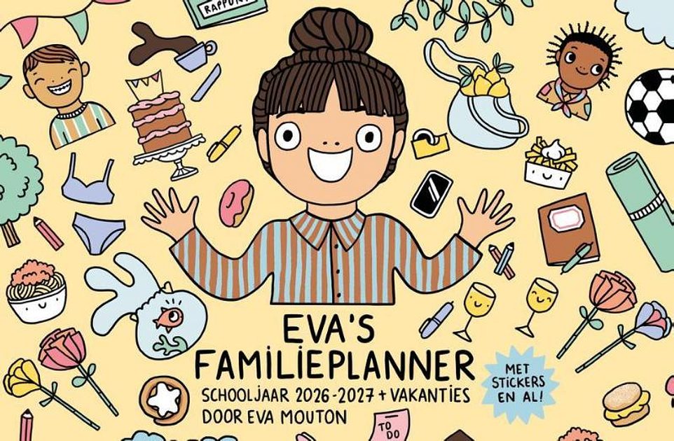 Cover van Eva's familieplanner 2026-2027